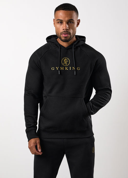 Gym King Pro Hoodie - Black/Gold