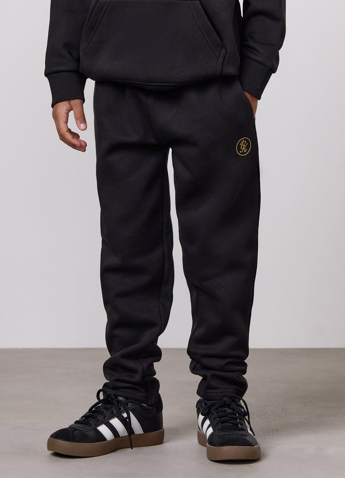 Gym King Older Kids Pro Jogger - Black/Gold