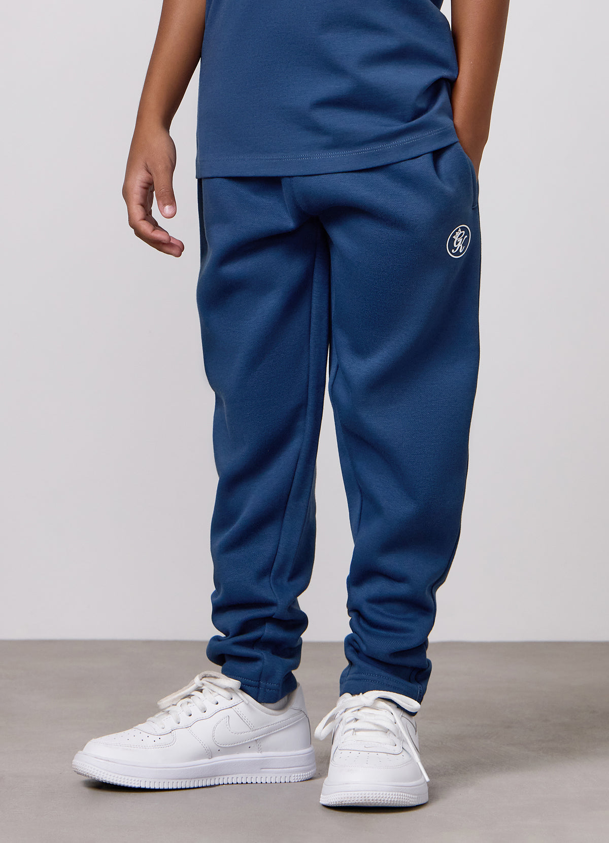 Gym King Younger Kids Pro Logo Jogger - Storm Front