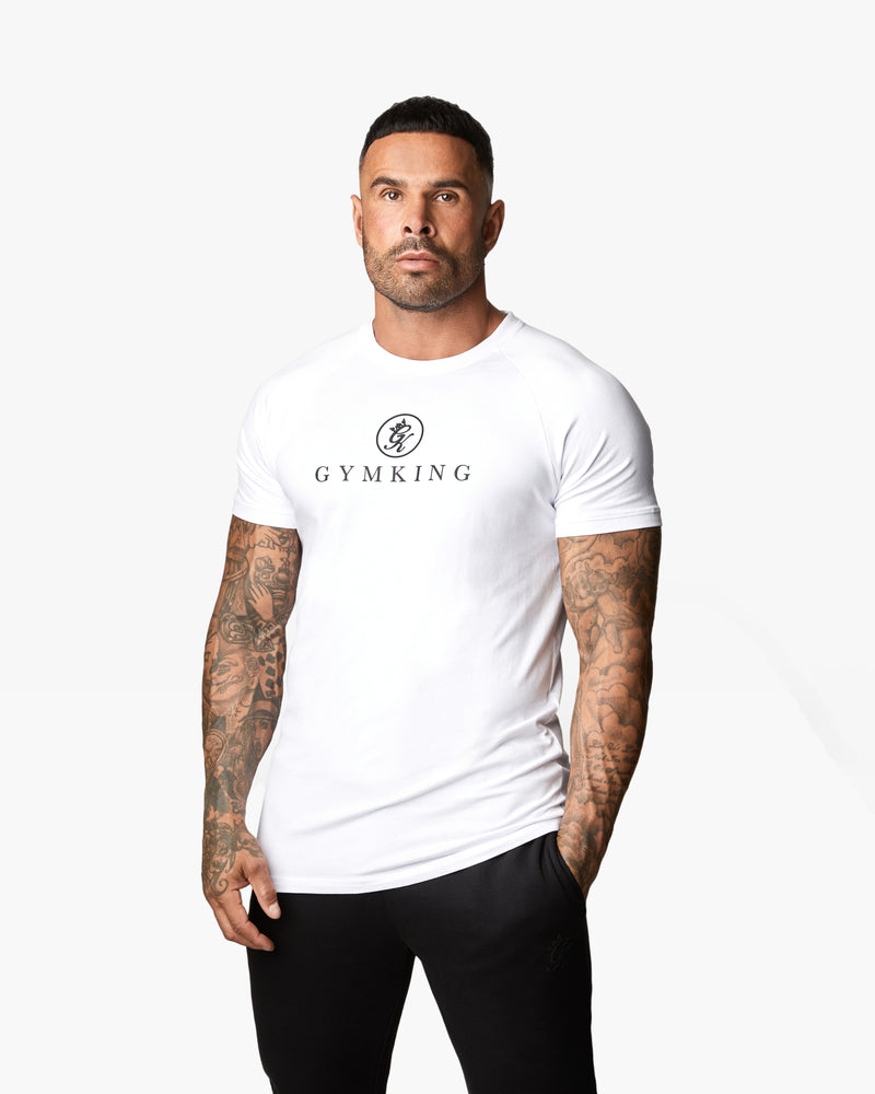 Gym King Pro Tee - White