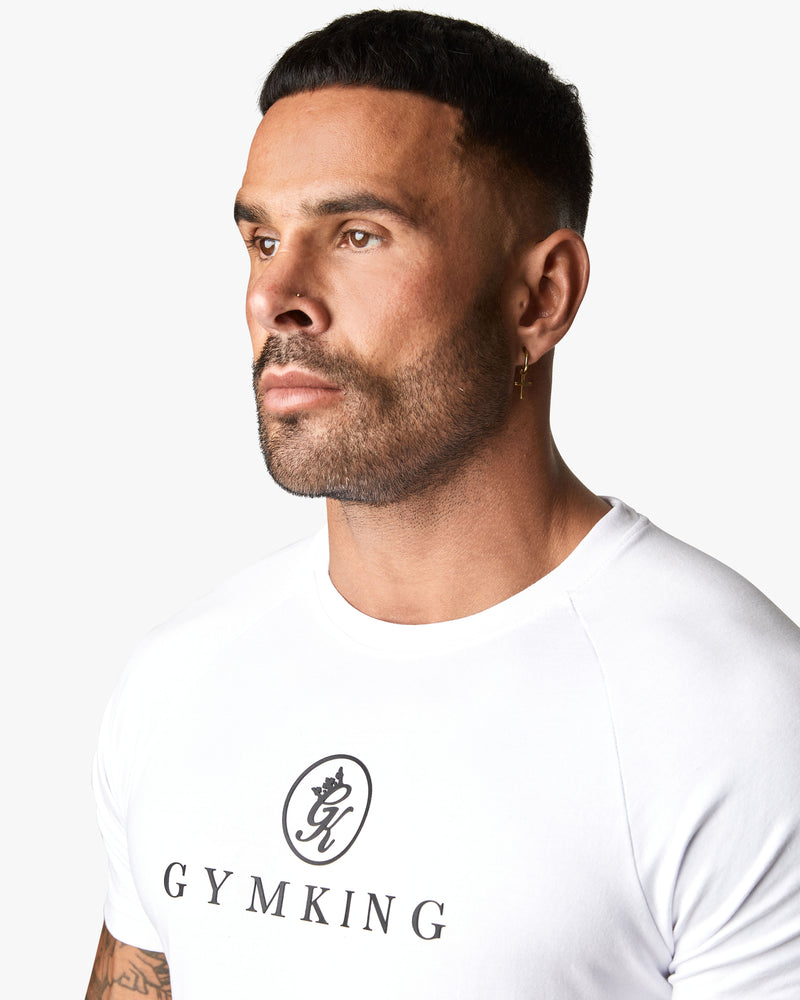 Gym King Pro Tee - White