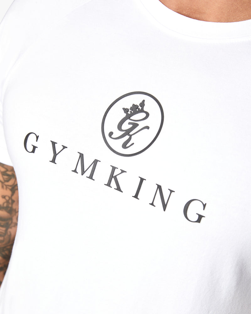 Gym King Pro Tee - White