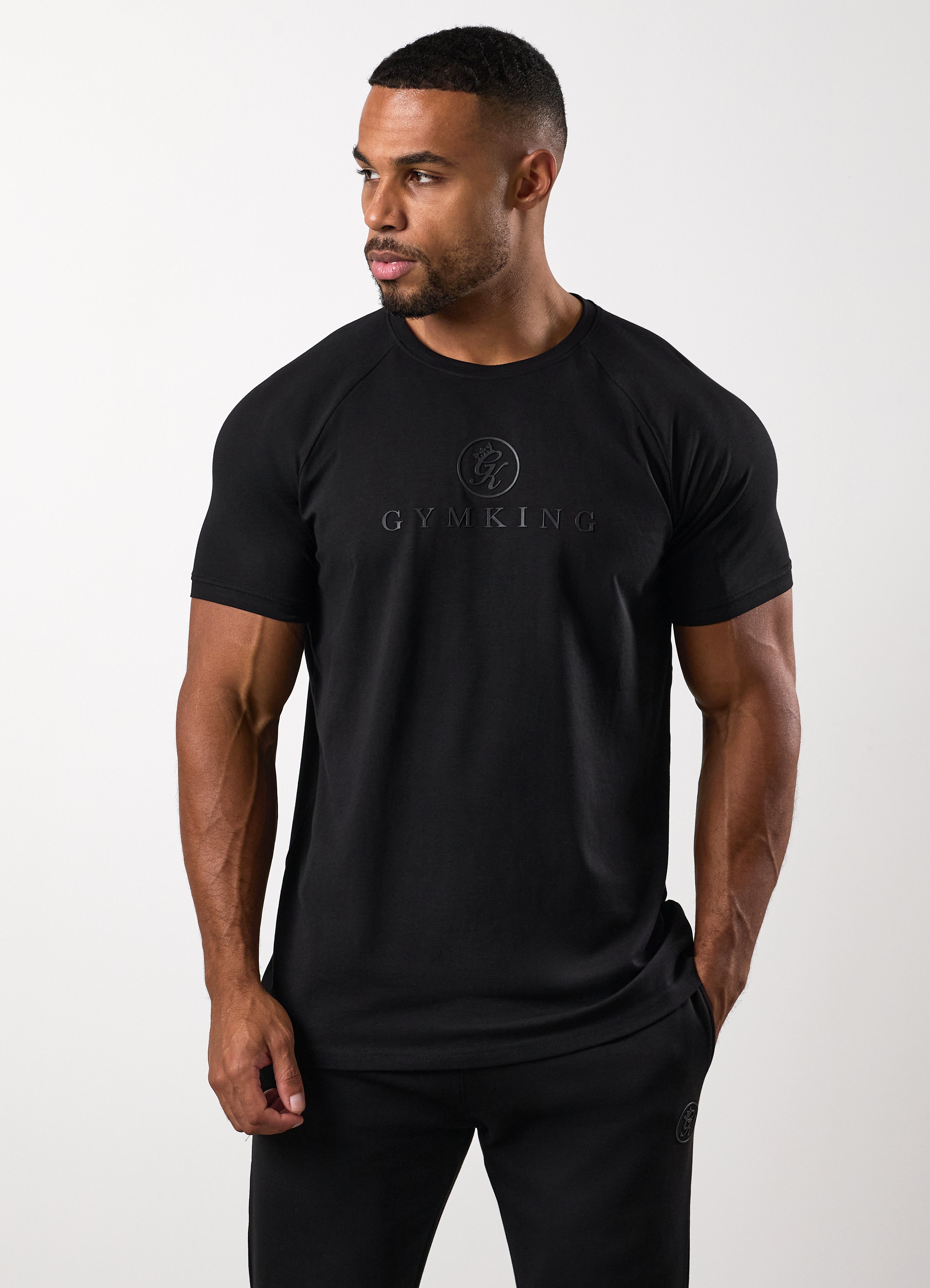 Gym King Pro Tee - Black/Black