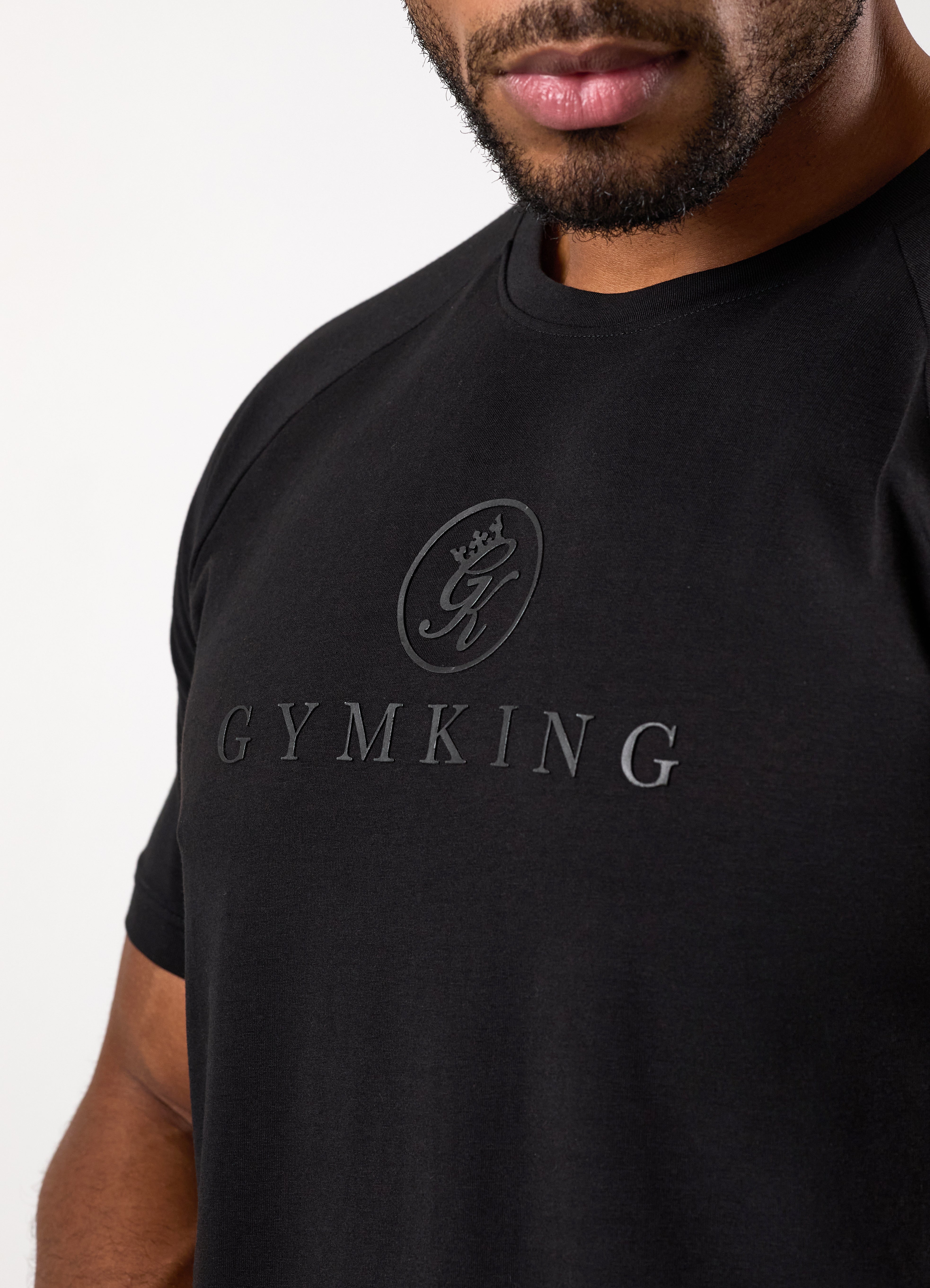 Gym King Pro Tee - Black/Black