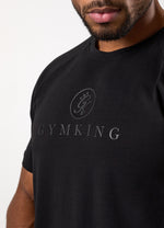 Gym King Pro Tee - Black/Black