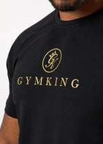 Gym King Pro Tee - Black/Gold
