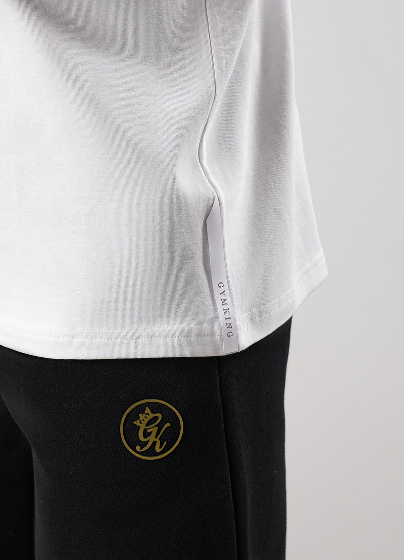 Gym King Pro Tee - White/Gold