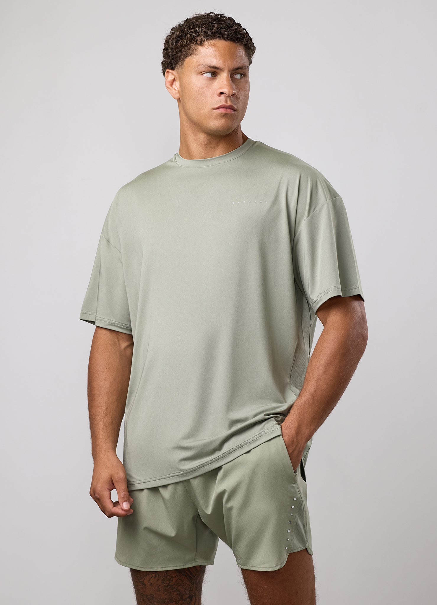 Gym King Purpose Tee - Soft Khaki