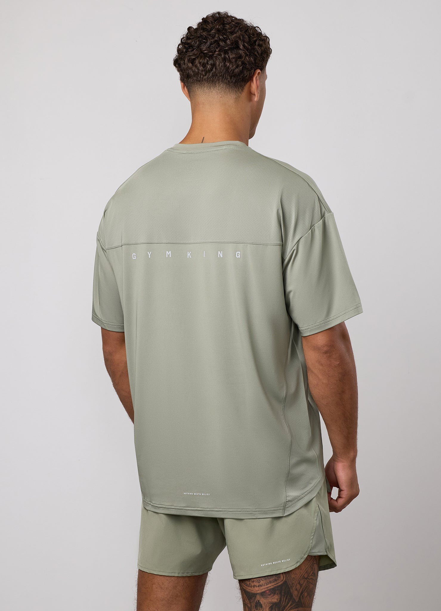 Gym King Purpose Tee - Soft Khaki
