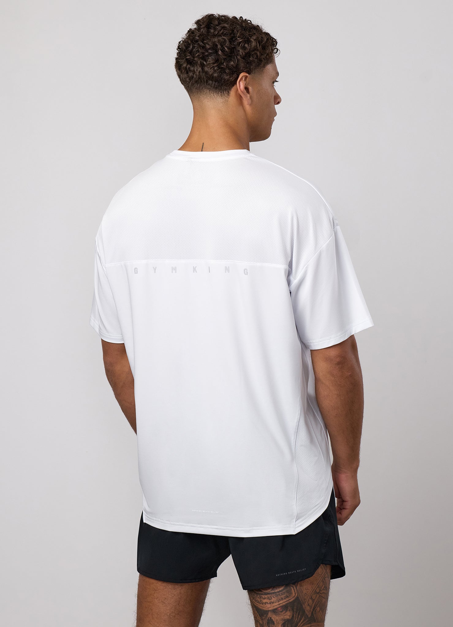 Gym King Purpose Tee - White