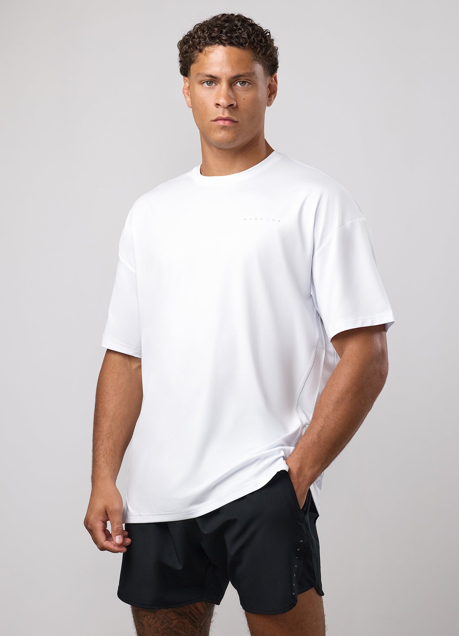 Gym King Purpose Tee - White