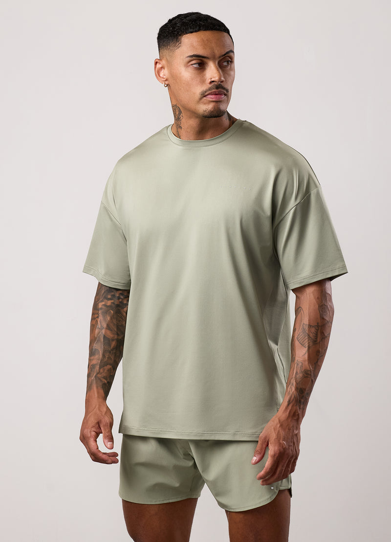 Gym King Purpose Tee - Soft Khaki