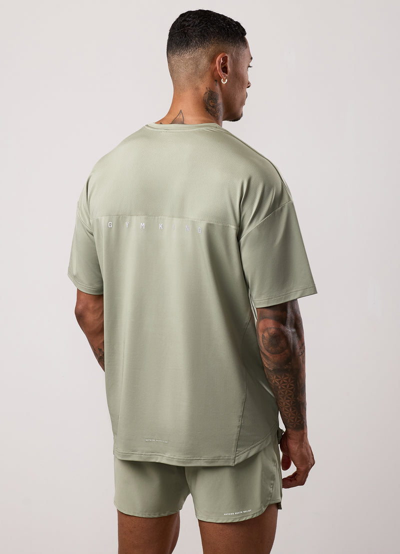 Gym King Purpose Tee - Soft Khaki