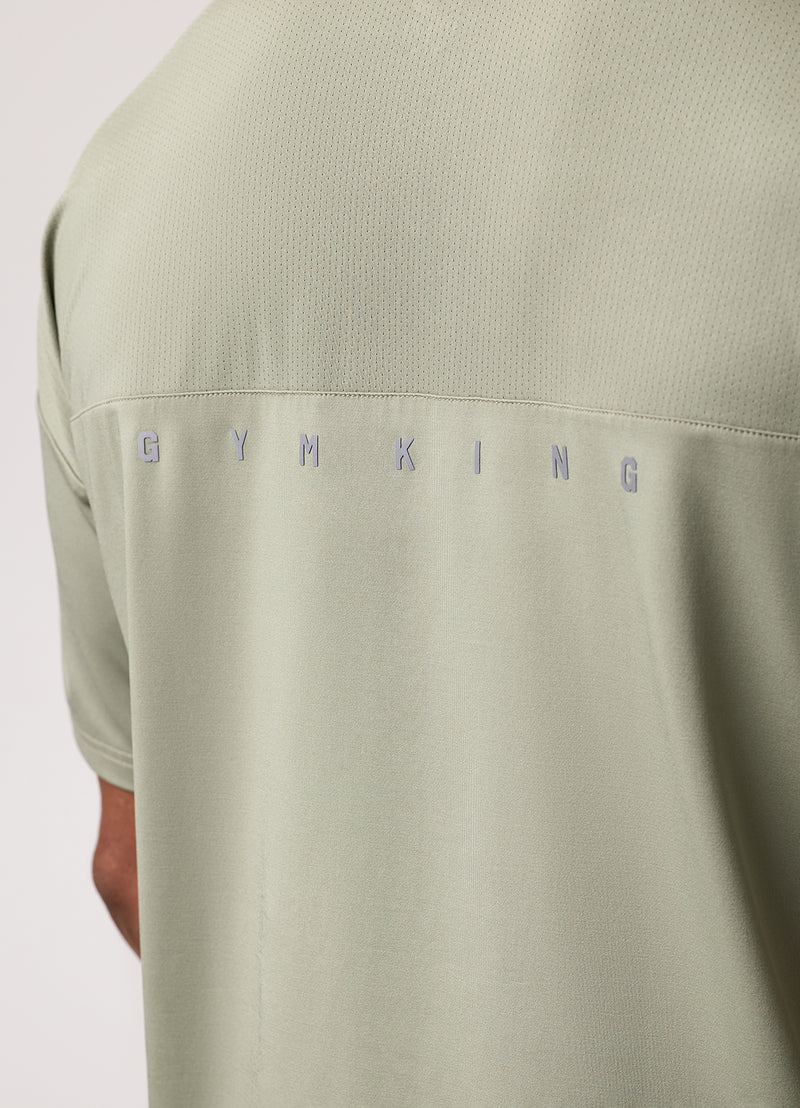 Gym King Purpose Tee - Soft Khaki
