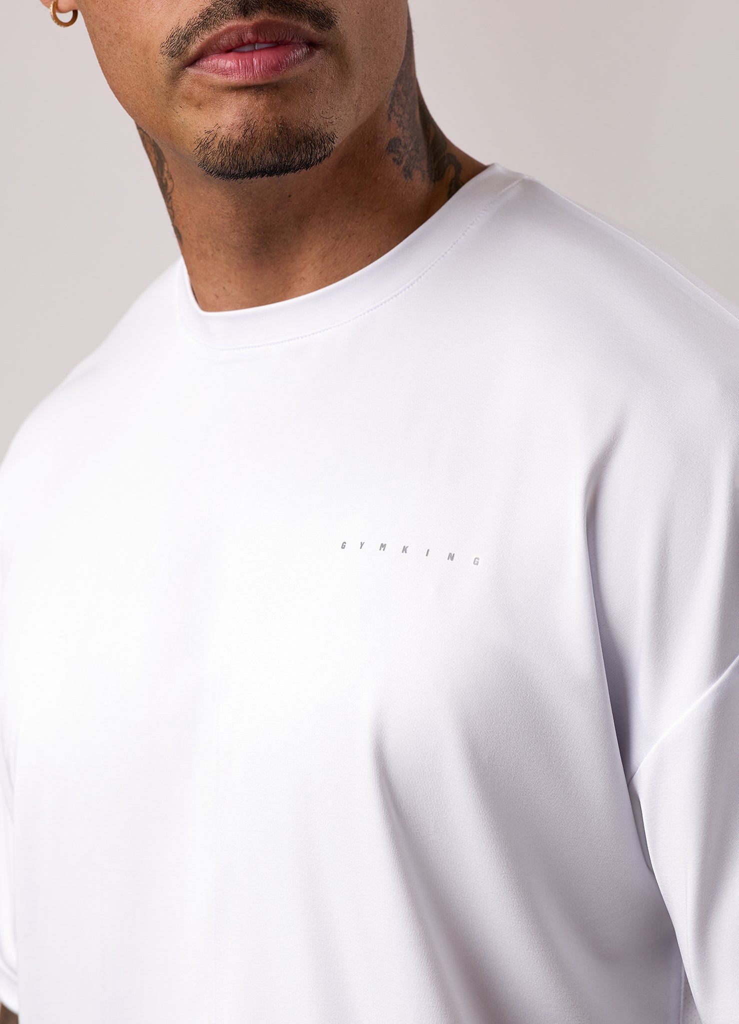 Gym King Purpose Tee - White