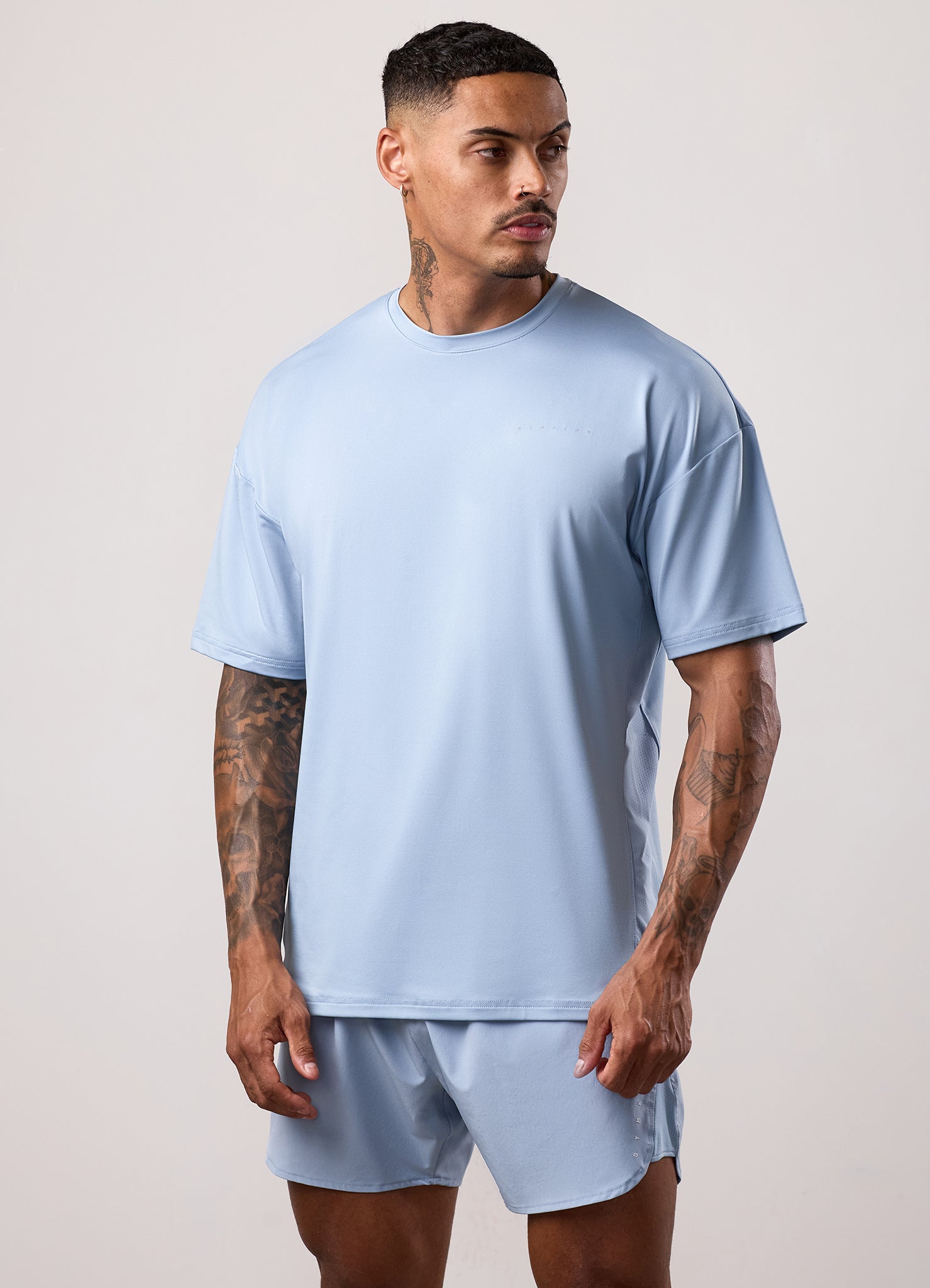 Gym King Purpose Tee - Dusk Blue