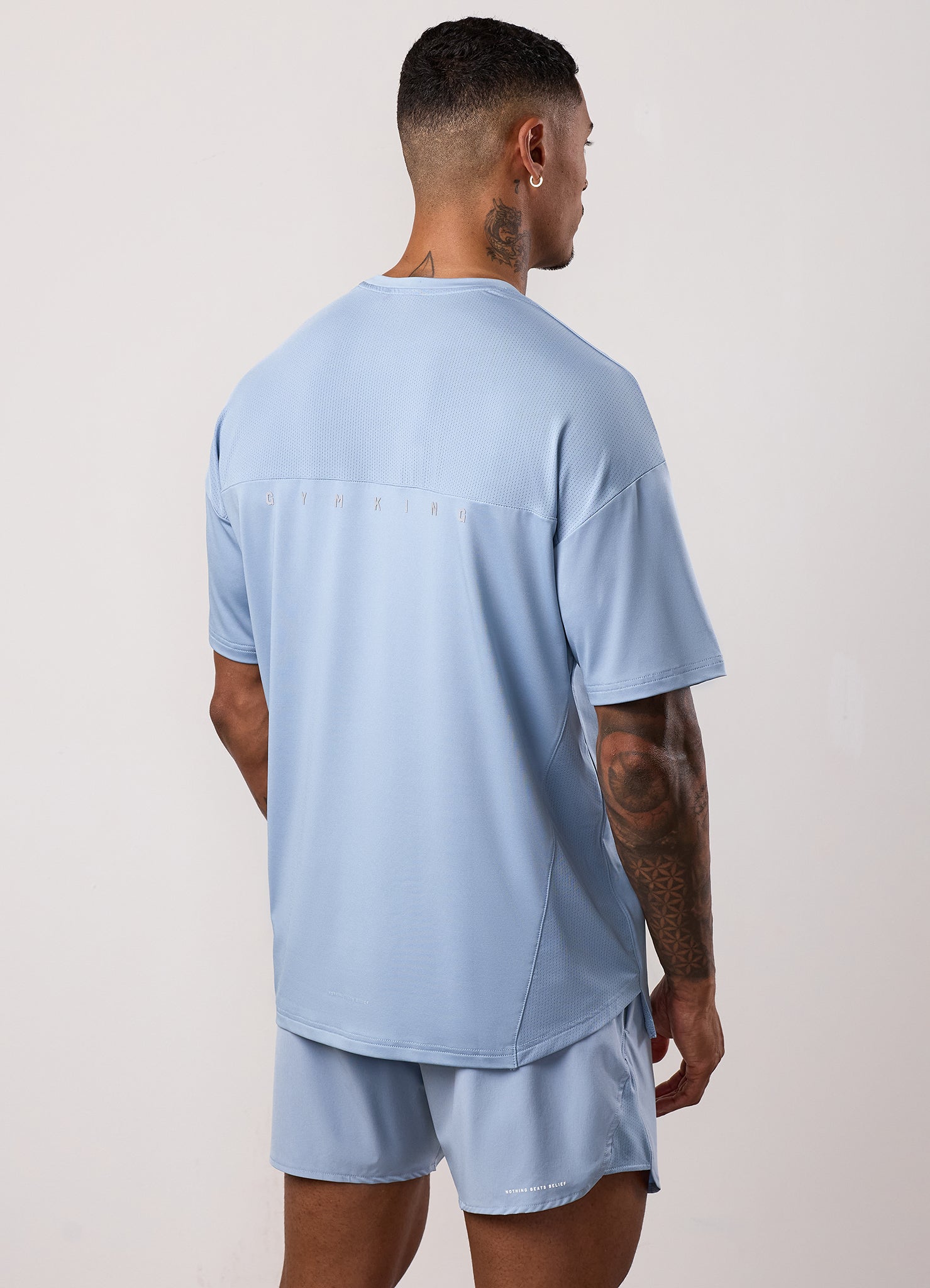 Gym King Purpose Tee - Dusk Blue