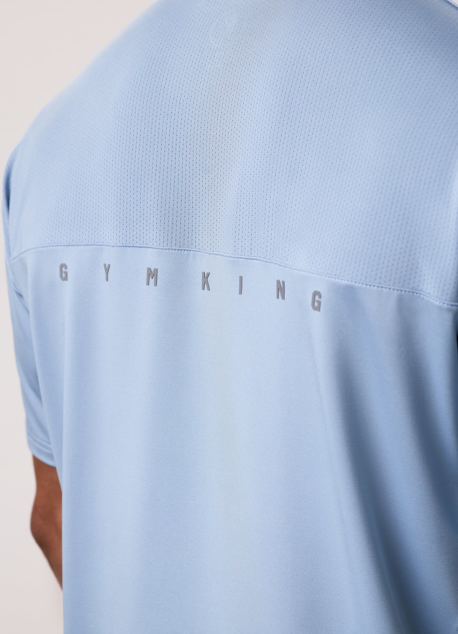 Gym King Purpose Tee - Dusk Blue
