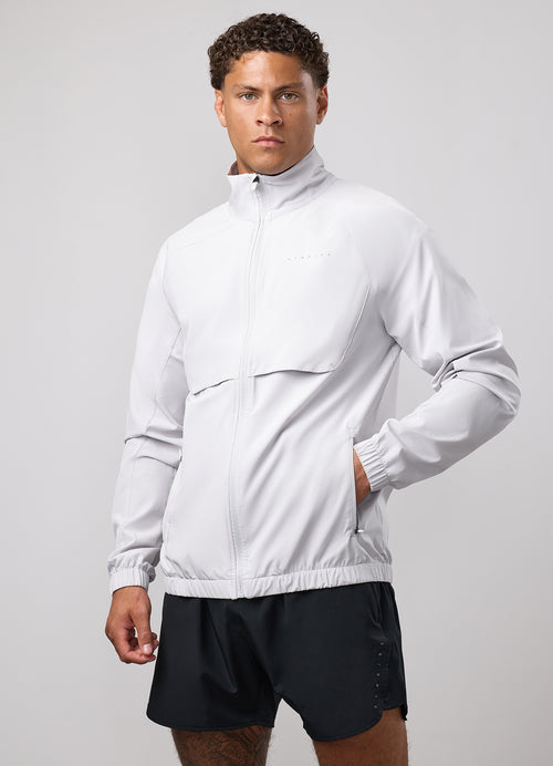 Gym King Purpose Tracksuit Top - Light Grey