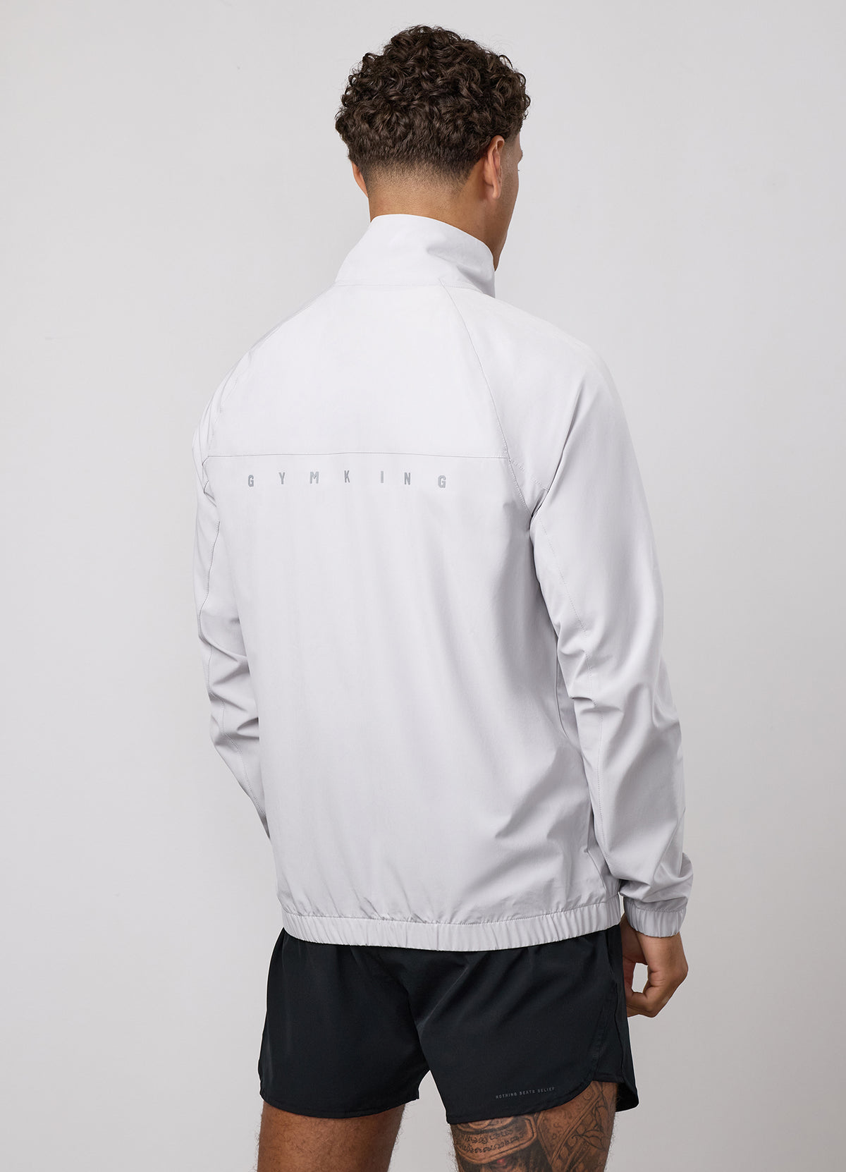 Gym King Purpose Trainingsjacke – Hellgrau