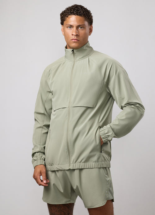 Gym King Purpose Tracksuit Top - Soft Khaki