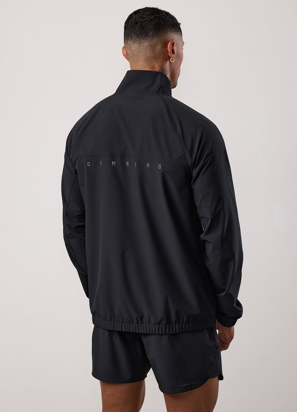 Gym King Purpose Tracksuit Top - Black