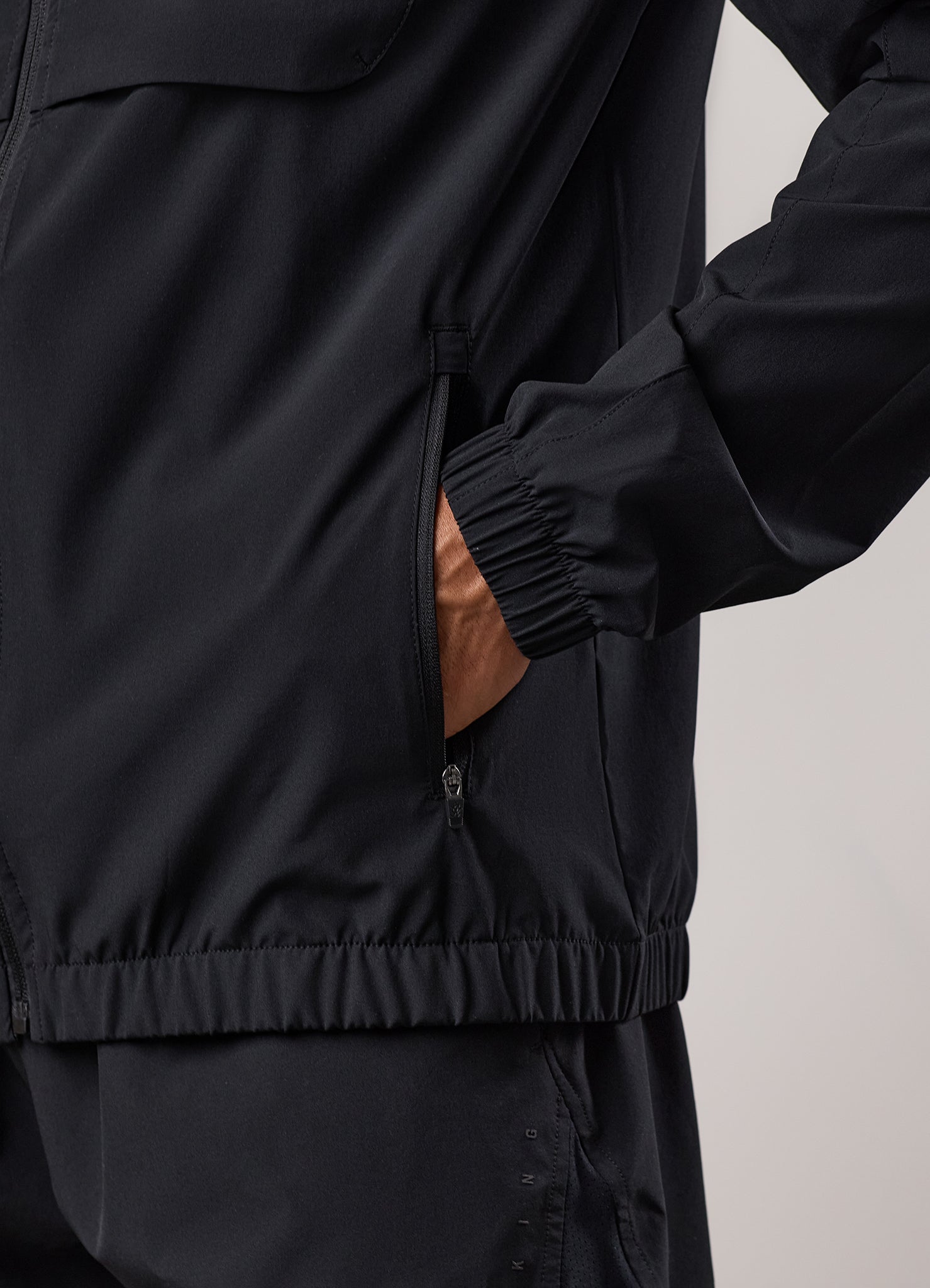 Gym King Purpose Tracksuit Top - Black