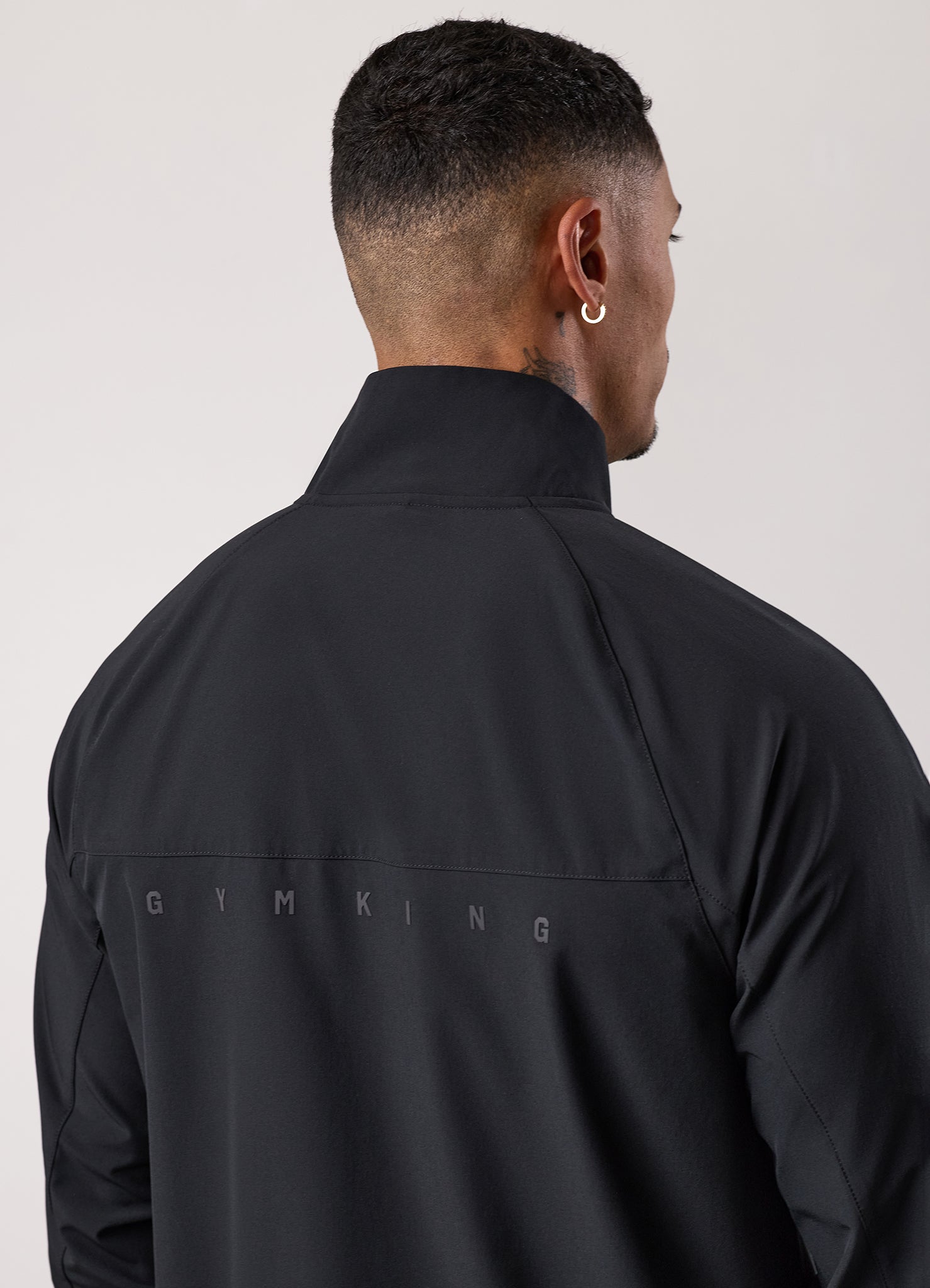 Gym King Purpose Tracksuit Top - Black