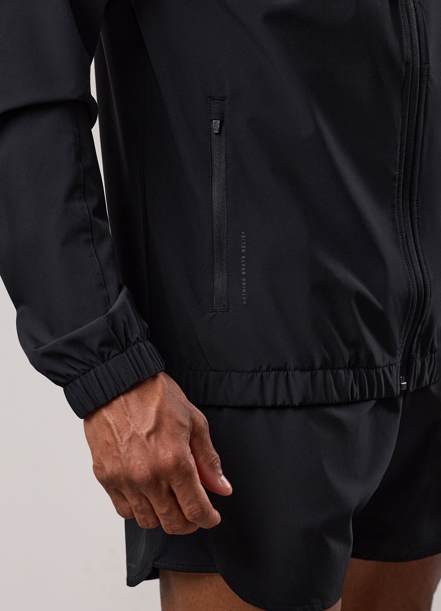 Gym King Purpose Tracksuit Top - Black