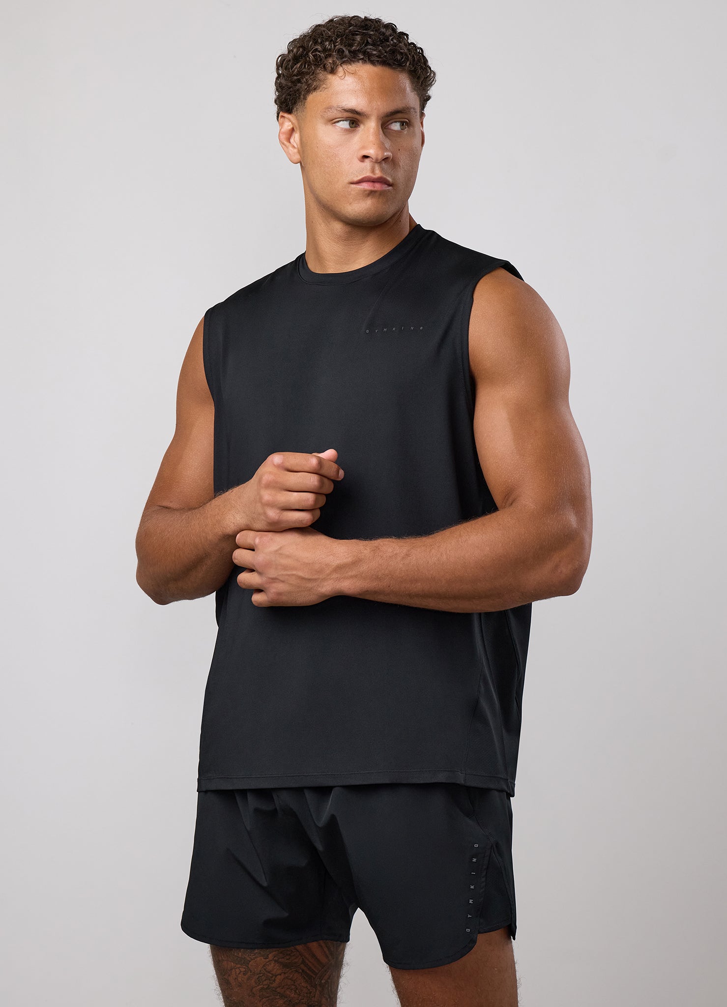 Gym King Purpose Vest - Black