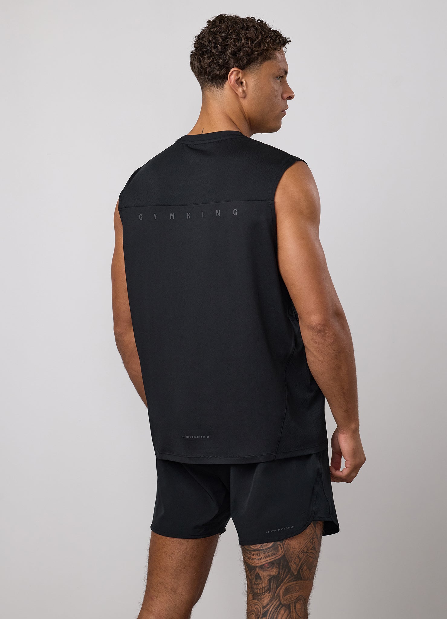 Gym King Purpose Vest - Black