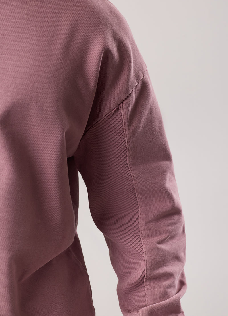 Gym King Purpose Washed Crew - Dusky Mauve