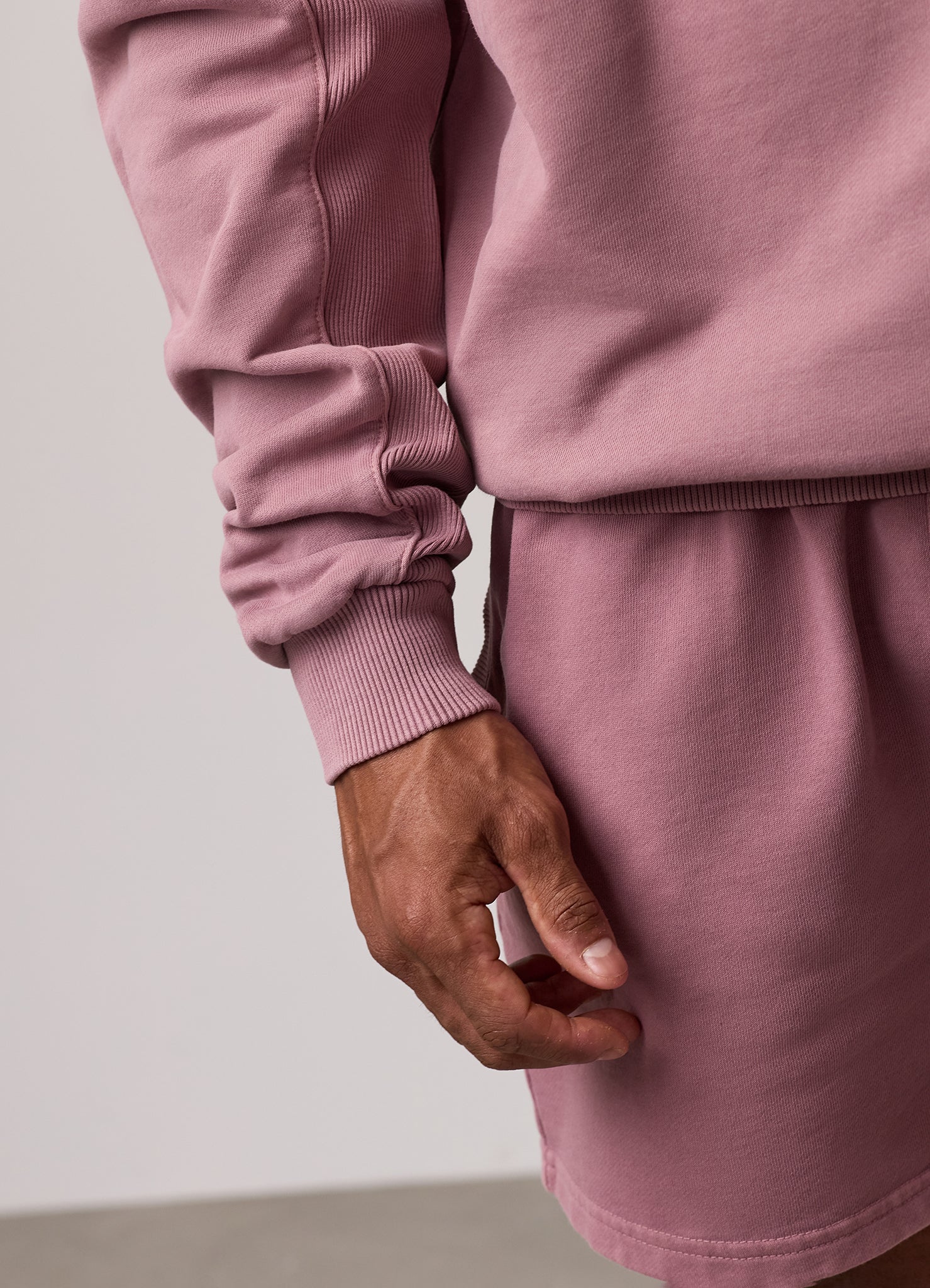 Gym King Purpose Washed Crew - Dusky Mauve