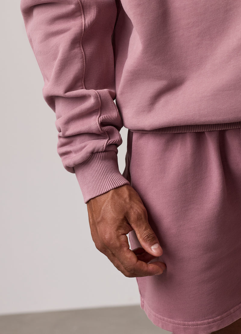 Gym King Purpose Washed Crew - Dusky Mauve