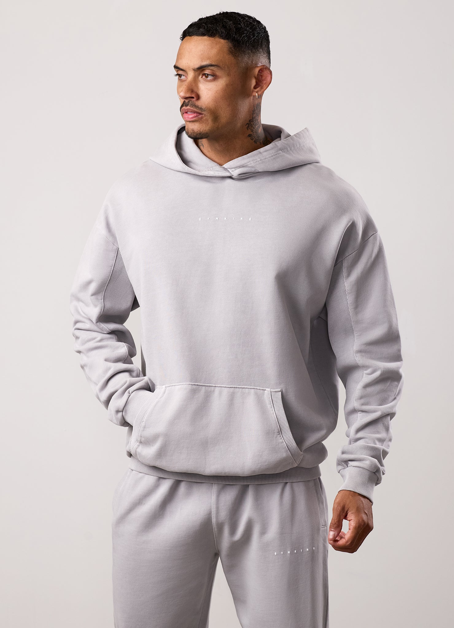 Gym King Purpose Washed Tracksuit - Urban Grey