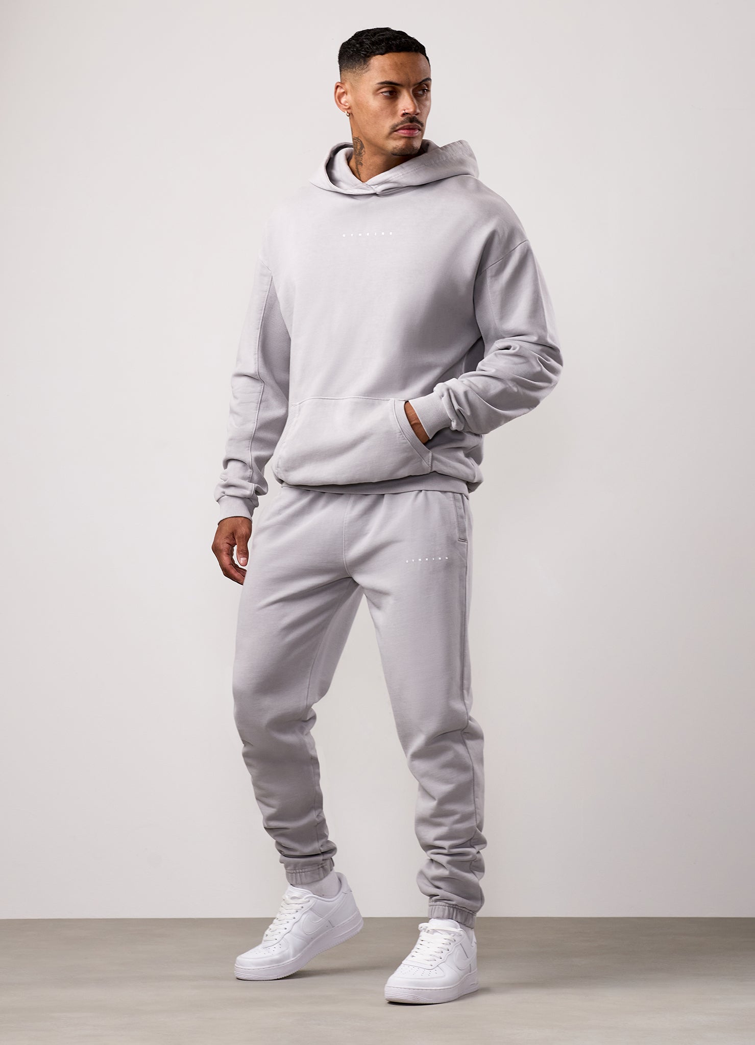 Gym King Purpose Washed Tracksuit - Urban Grey