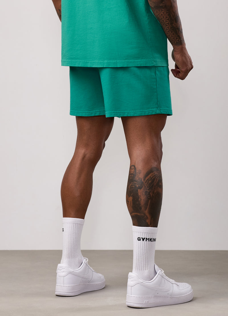 Gym King Purpose Washed Short - Aqua Teal
