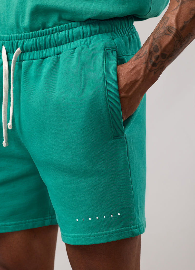Gym King Purpose Washed Short - Aqua Teal