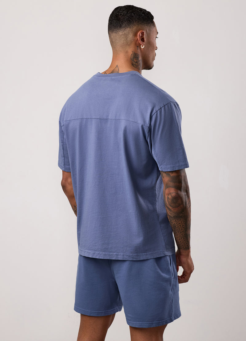 Gym King Purpose Washed Tee - Deep Indigo