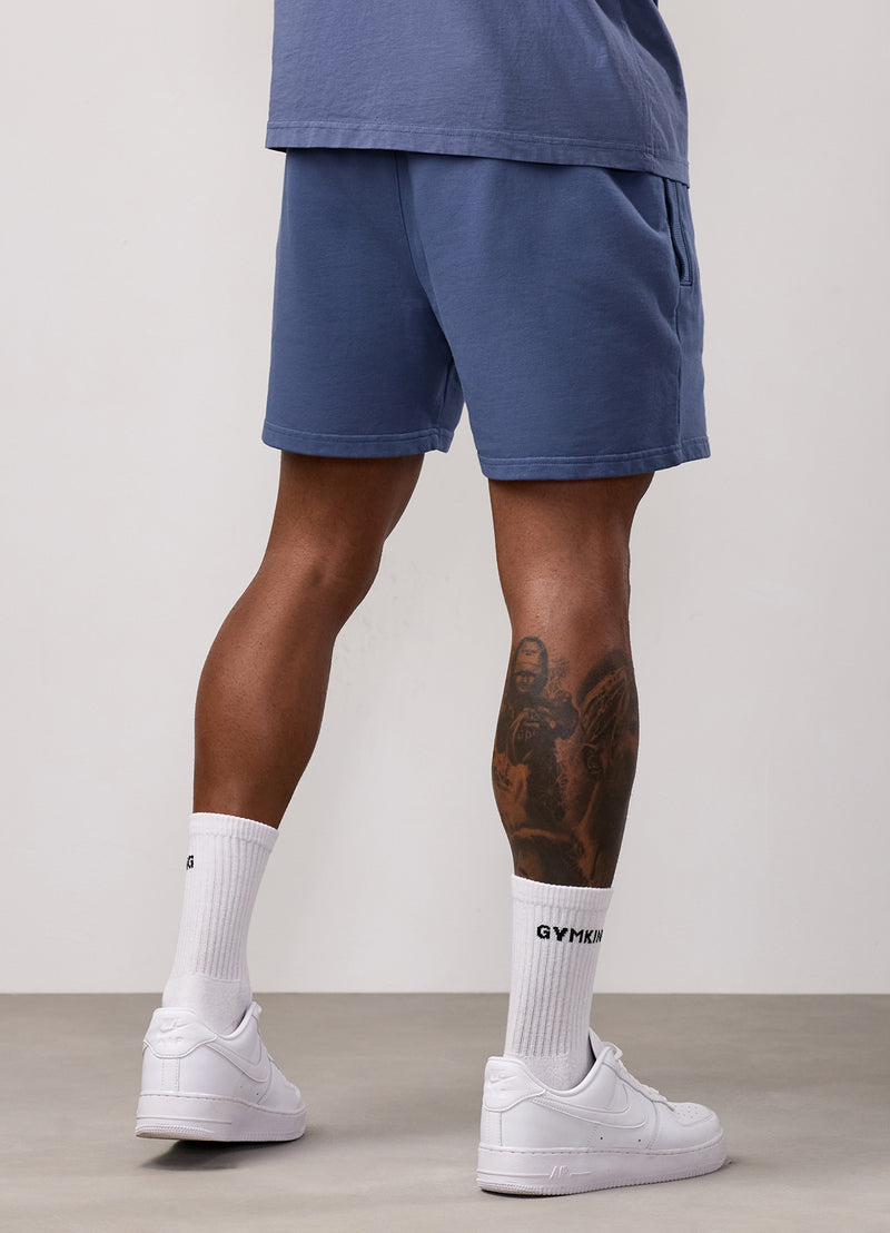Gym King Purpose Washed Short - Deep Indigo