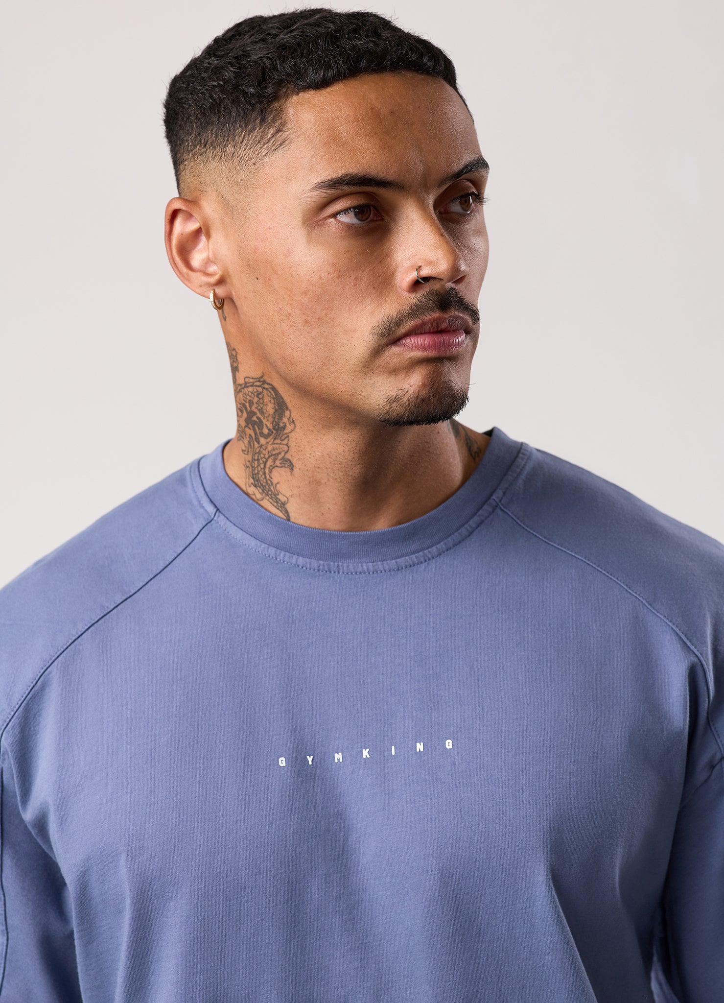 Gym King Purpose Washed Tee - Deep Indigo