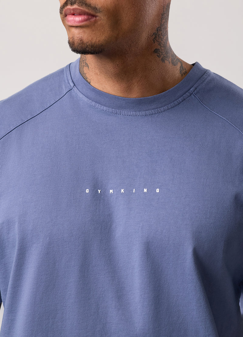 Gym King Purpose Washed Tee - Deep Indigo