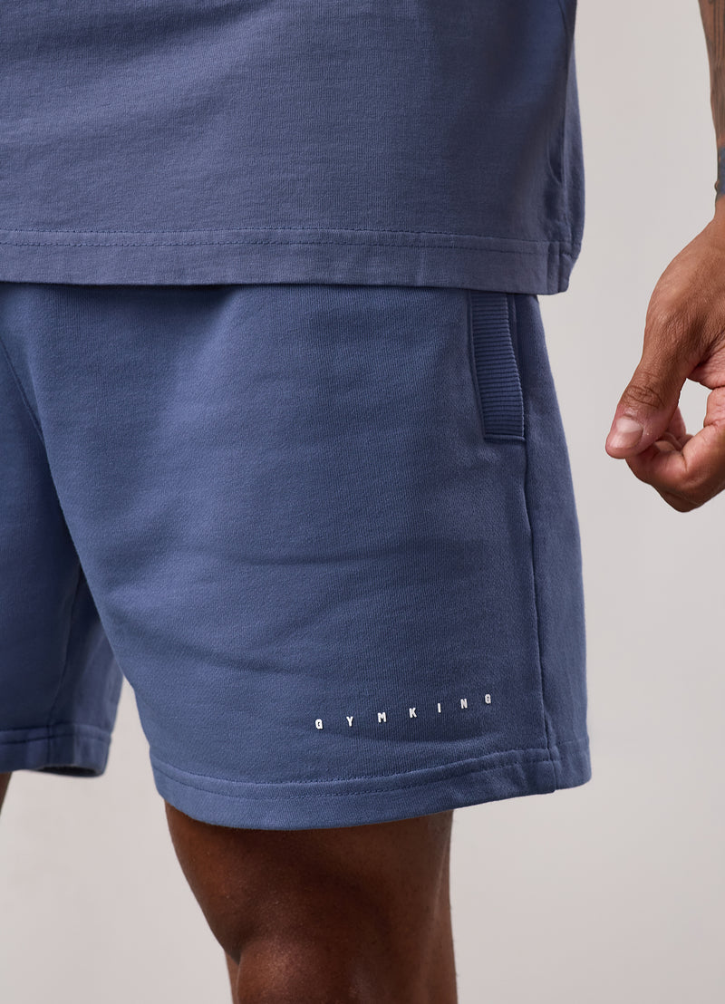 Gym King Purpose Washed Short - Deep Indigo