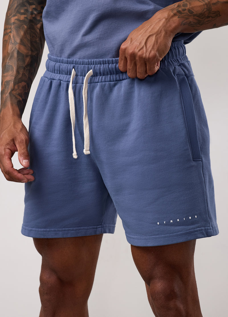 Gym King Purpose Washed Short - Deep Indigo