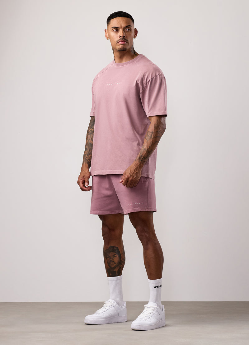 Gym King Purpose Washed Tee - Dusky Mauve