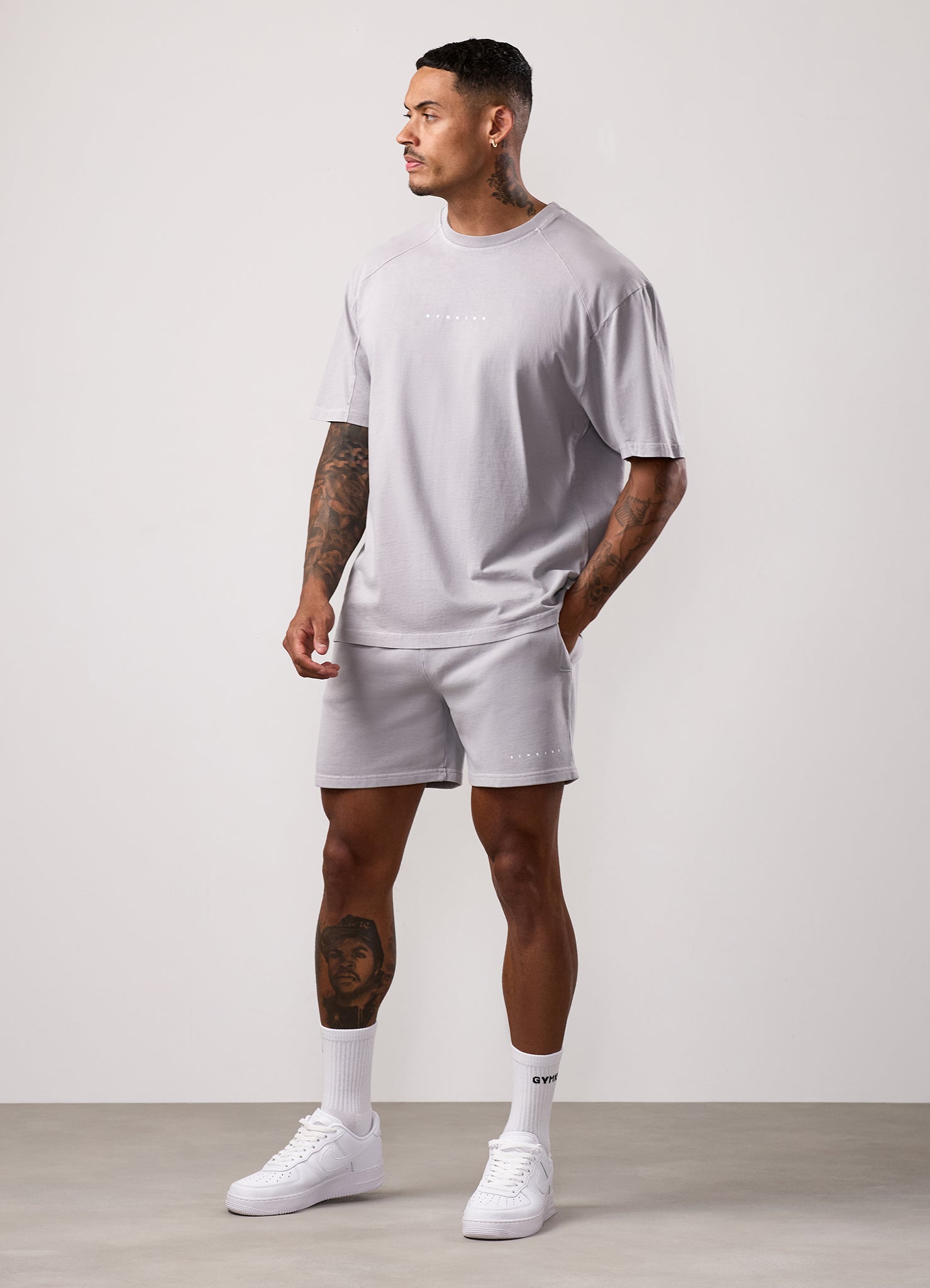 Gym King Purpose Washed Short - Urban Grey