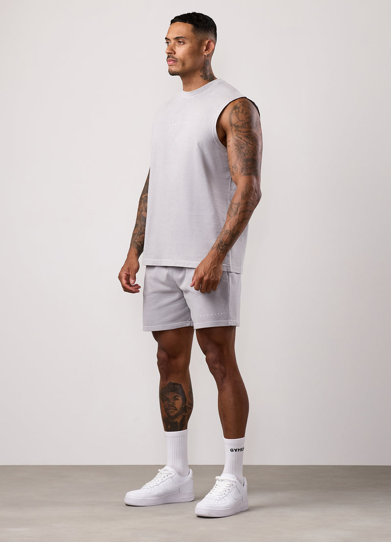 Gym King Purpose Washed Vest - Urban Grey