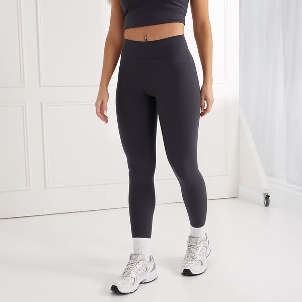 Gym King Peach Luxe Legging - Pewter Luxe