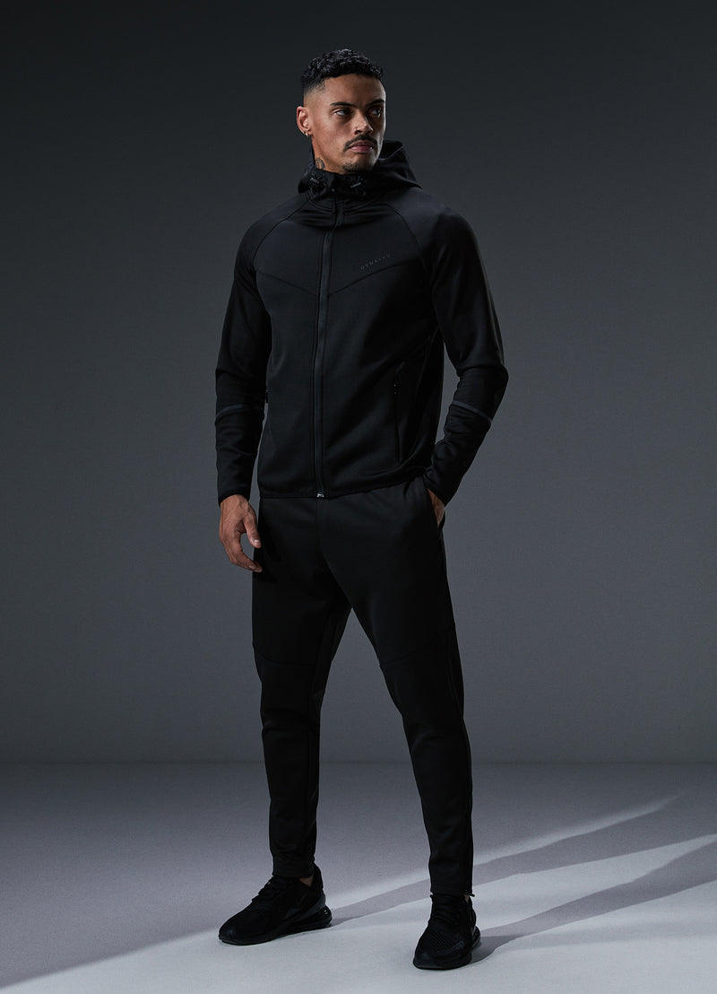 Gym King Alpha Poly Tracksuit - Black