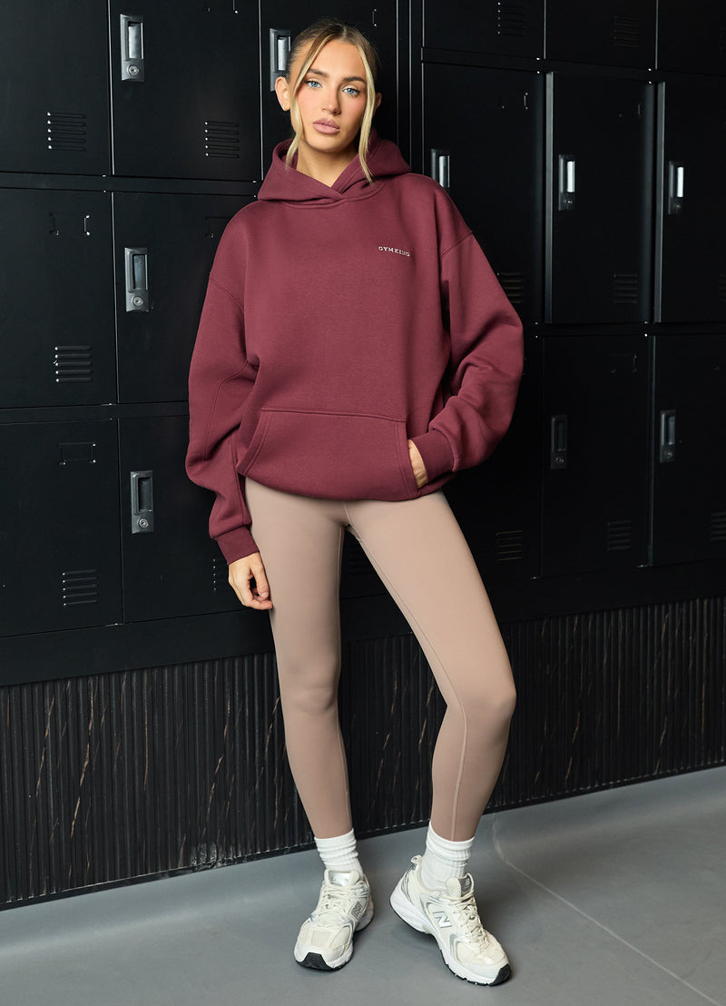 Gym King 365 Relaxed Fit Hood - Burgundy